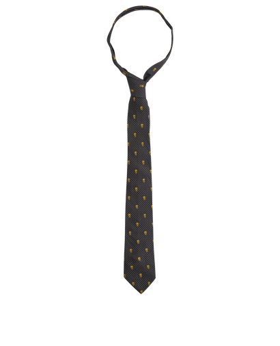Alexander McQueen Skull Motif Tie, front view